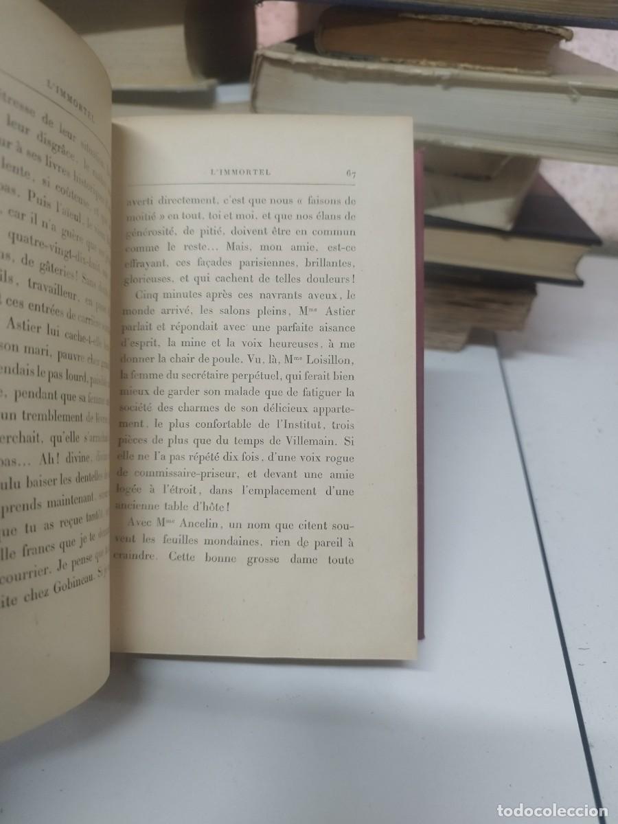 Libros antiguos: 1888. LImmortel - Alphonse Daudet. En franc&eacute;s. - Foto 5