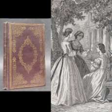 Libros antiguos: AÑO 1867 - UN REVERS DE FORTUNE - NOVELA DE COSTUMBRES - ENCUADERNACIÓN ROMANTICA