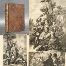 Libros antiguos: AÑO 1784 - MIGUEL DE CERVANTES SAAVEDRA - LOS SEIS LIBROS DE GALATEA - LÁMINAS - ALCALÁ DE HENARES