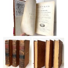 Libros antiguos: CARTAS DE CICERÓN (1801) 3 TOM (LETTRES DE CICÉRON QU'ON NOMME VULGAIREMENT FAMILIÈRES. TRADUITES EN