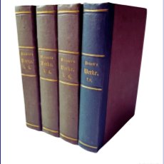 Libri antichi: AÑO 1853: DON SILVIO DE ROSALVA Y OTRAS OBRAS DE WIELAND. 8 TOMOS EN 4 VOLÚMENES.