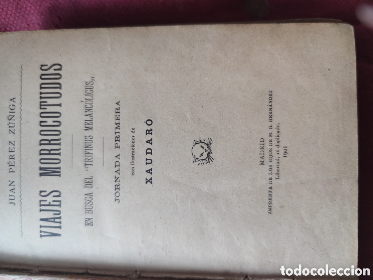 Libros antiguos: Libro de 1901. Viajes morrocotudos - Foto 3