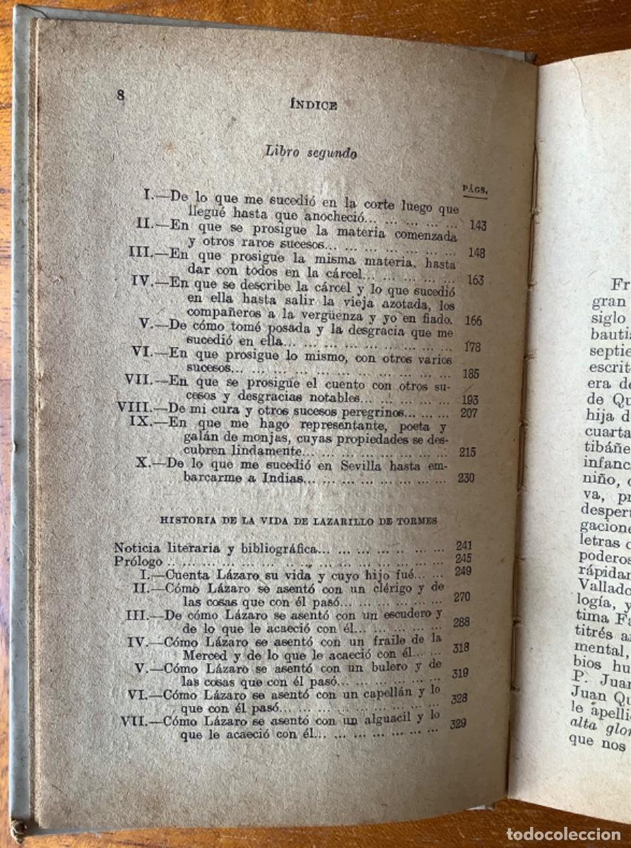 Libros antiguos: HISTORIA DE LA VIDA DEL BUSCON, Fco de Quevedo - Foto 6