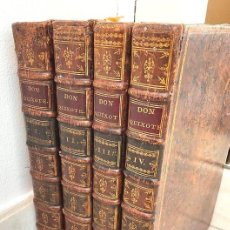 Libros antiguos: EL QUIJOTE DE IBARRA. CERVANTES. 1780. 4 TOMOS (ORIGINAL, NO FACSÍMIL)