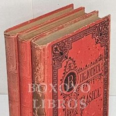 Libros antiguos: MARCO VALERIO MARCIAL/ FEDRO. EPIGRAMAS. TOMOS I , II Y III. FÁBULAS ( LIBROS I-V). B. CLÁSICA. 1890
