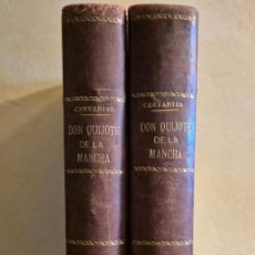 Libros antiguos: EL INGENIOSO HIDALGO DON QUIJOTE DE LA MANCHA (OBRA COMPLETA EN 2 VOLÚMENES)