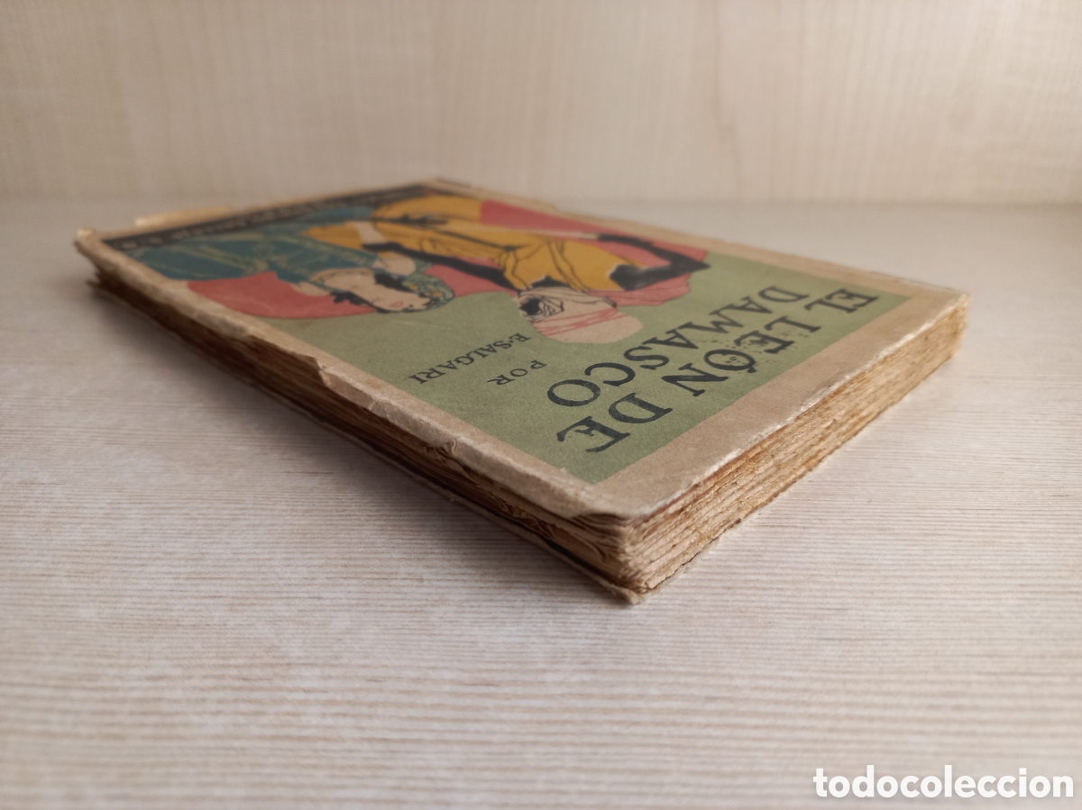 Libros antiguos: El le&oacute;n de Damasco. Emilio Salgari. Saturnino Calleja. - Foto 4