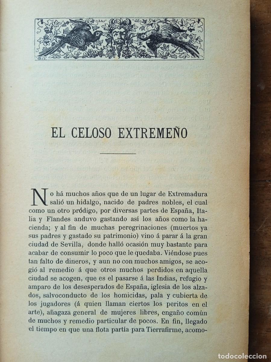 Libros antiguos: Cervantes novelas ejemplares 1886 - Foto 3