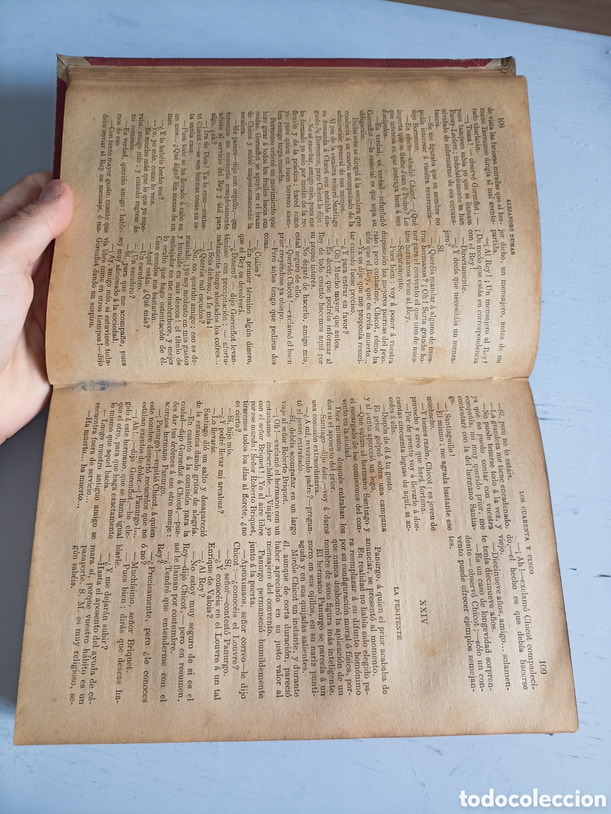Libros antiguos: Los Cuarenta y Cinco. Alejandro Dumas. Barcelona - Foto 5