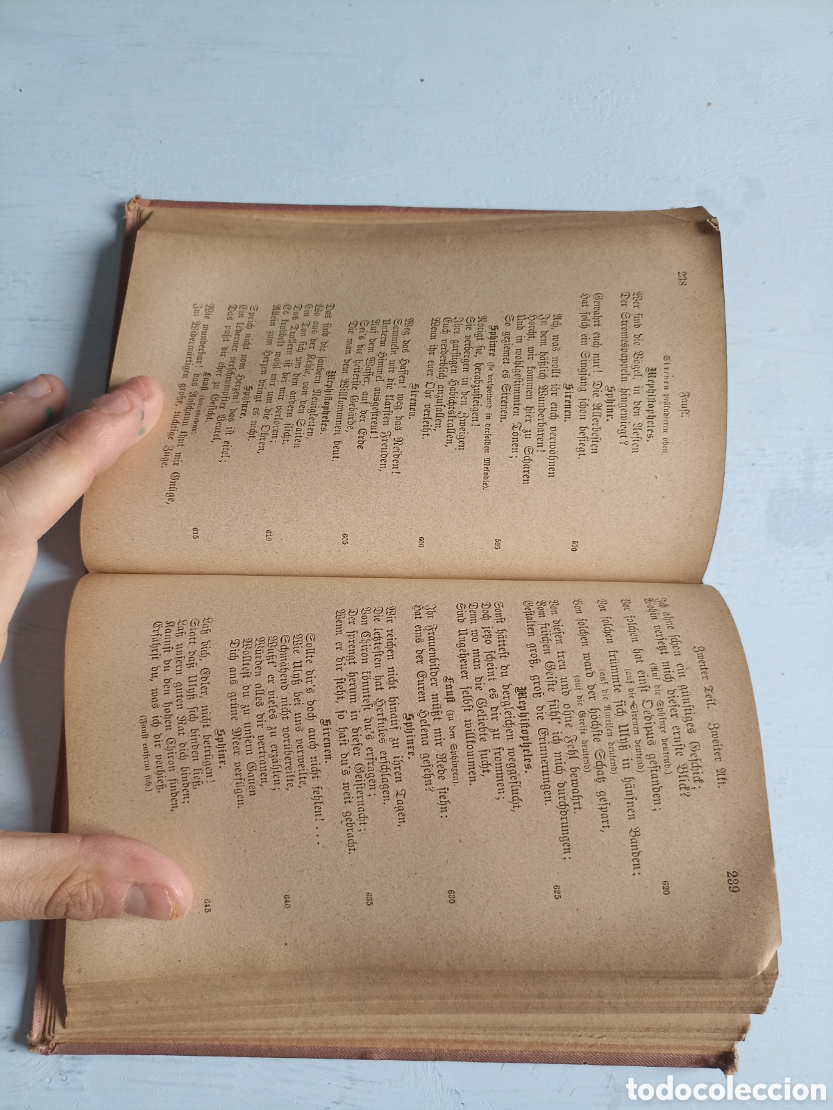 Libros antiguos: Goethes f&auml;mtliche Werke. Stuttgar. - Foto 2