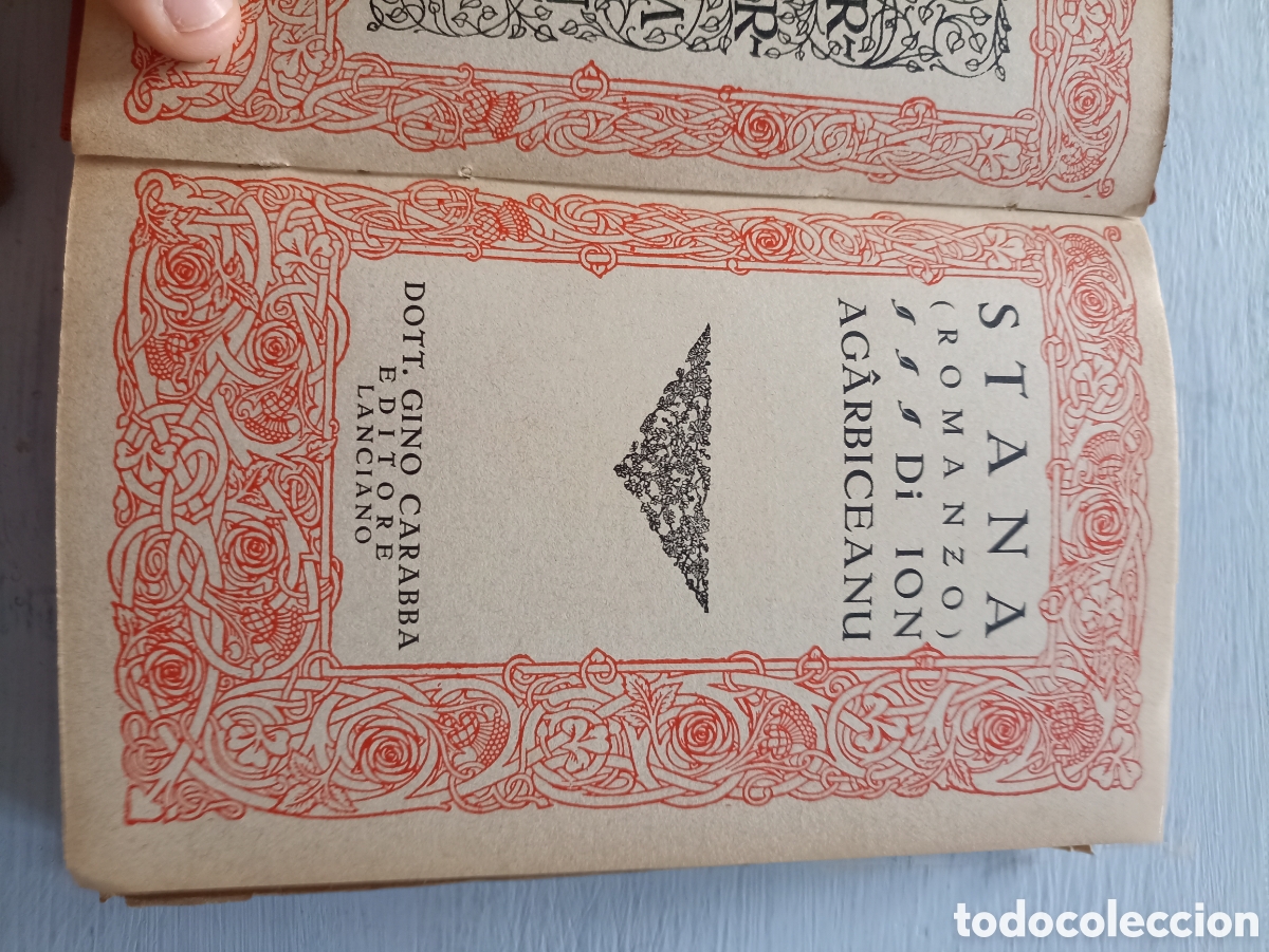 Libros antiguos: STANA DI ION AGARBICEANU. Lanciano. - Foto 4