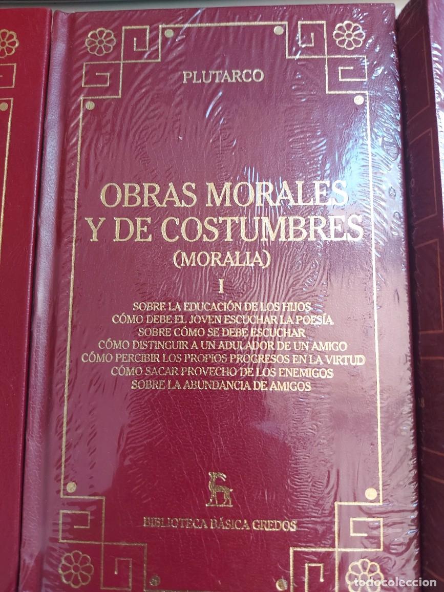 Libros antiguos: Plutarco. Gredos, 2000-01 - Foto 4