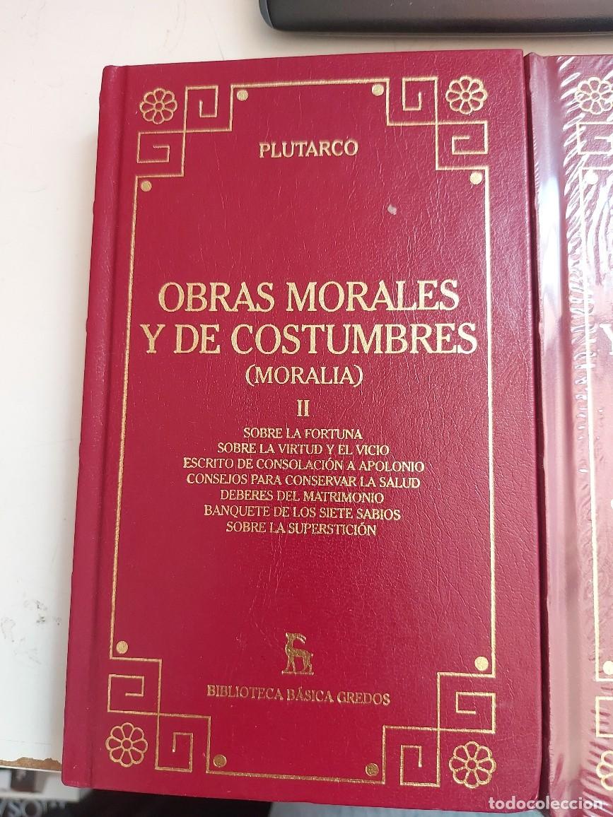 Libros antiguos: Plutarco. Gredos, 2000-01 - Foto 5