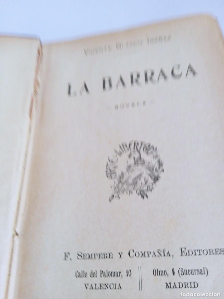 Libros antiguos: LA BARRACA / CA&Ntilde;AS y BARRO - Foto 5