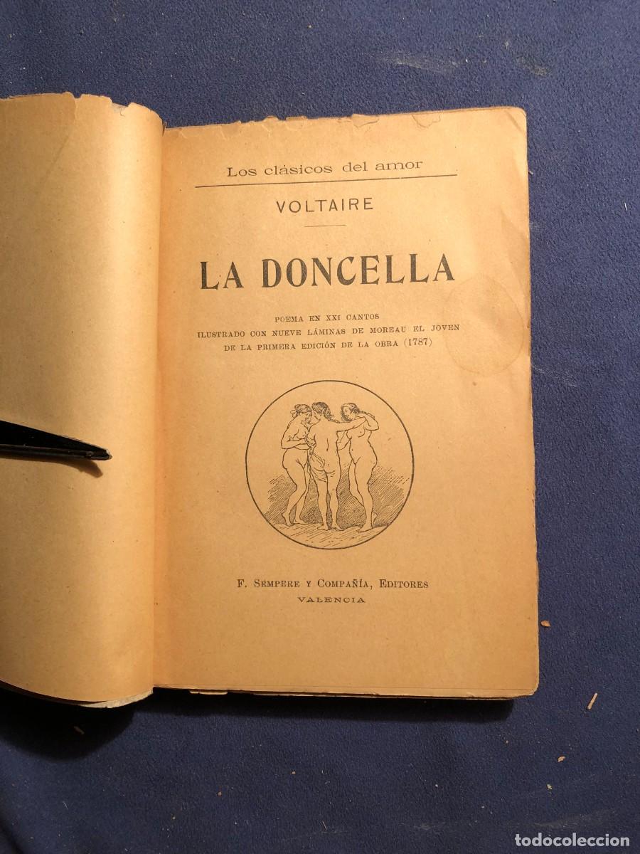 Libros antiguos: VOLTAIRE : - LA DONCELLA - (PROMETEO, 1919) - Foto 2