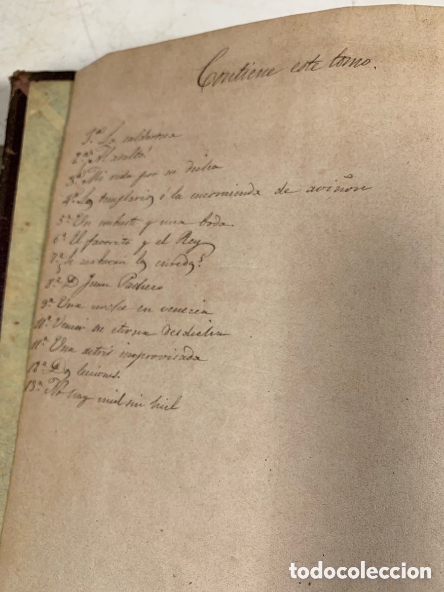Libros antiguos: 01_ La biblioteca dram&aacute;tica La Calderona 1846 - Foto 3