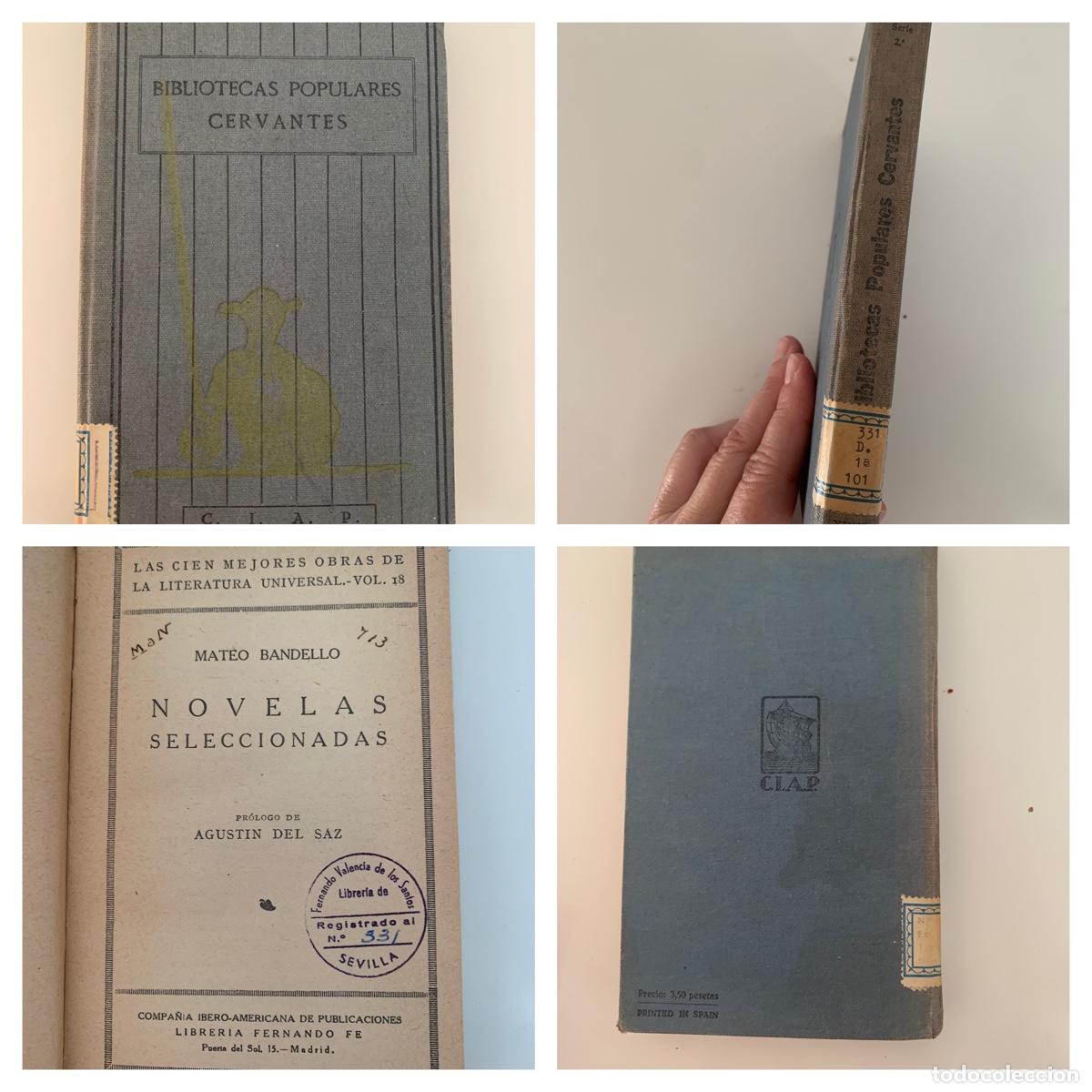 Libros antiguos: CERVANTES. BIBLIOTECAS POPULARE. 1929.U39 - Foto 1