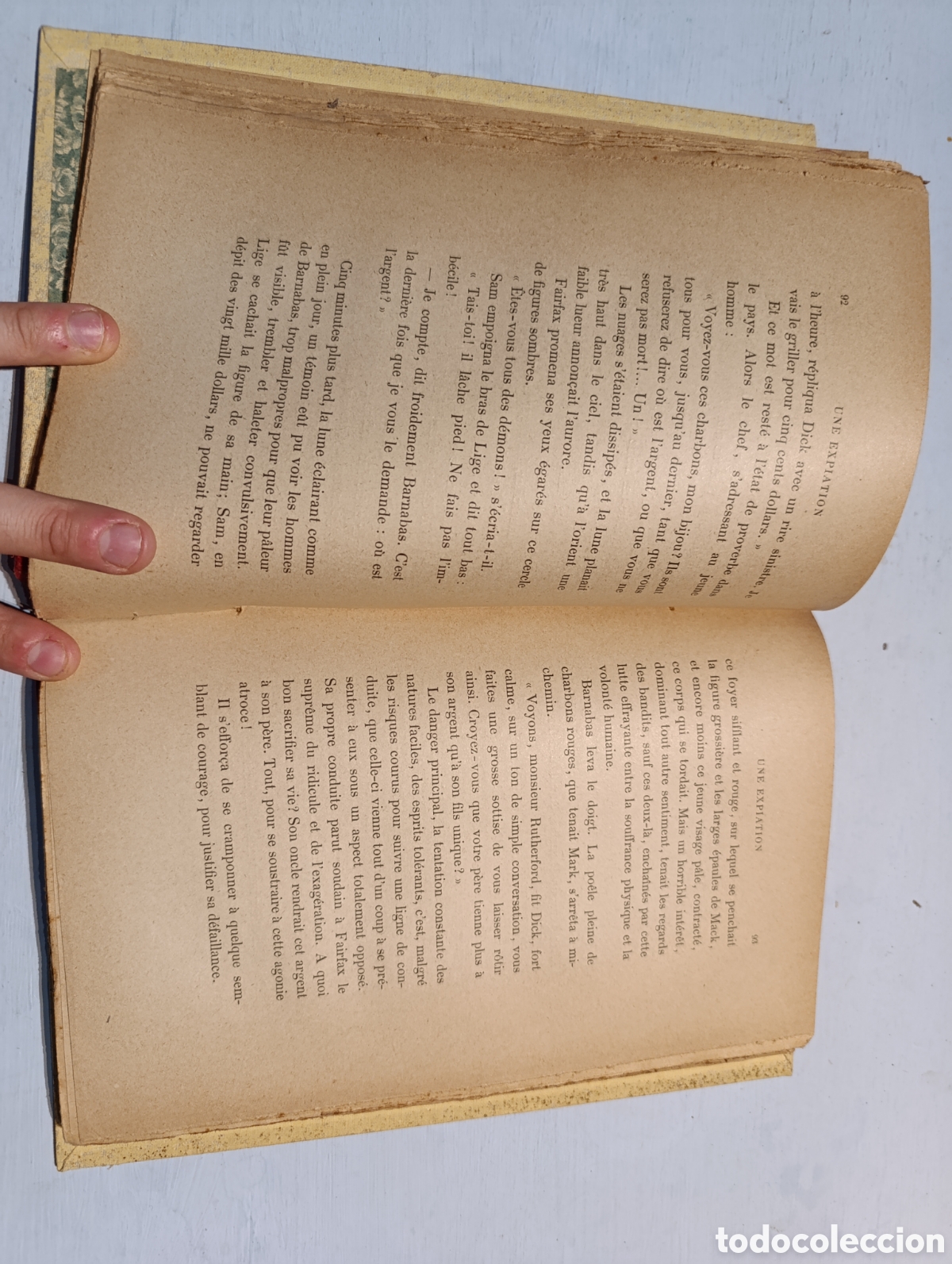 Libros antiguos: OCTAVE THANET. UNE EXPIATION. Tours. - Foto 2