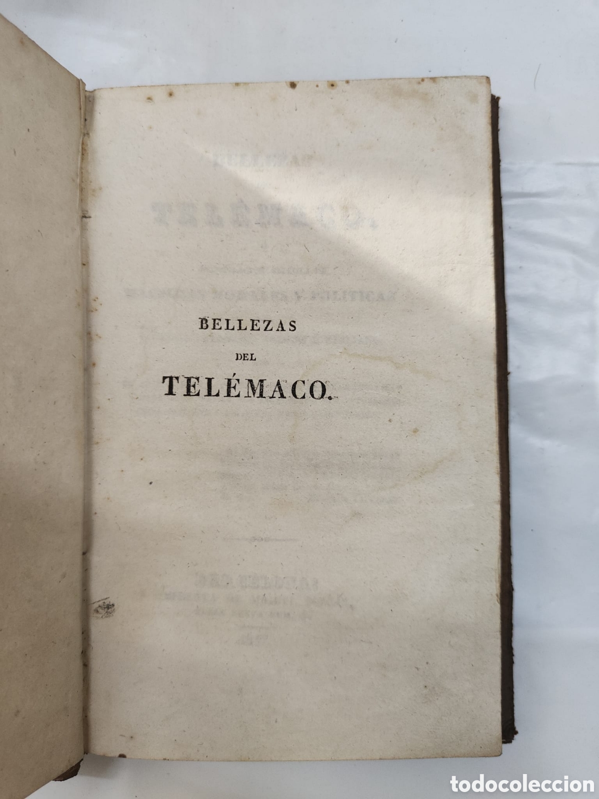 Libros antiguos: Bellezas del telemaco a&ntilde;o1857 - Foto 2