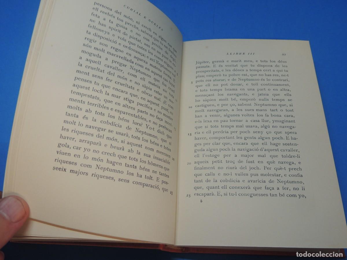 Libros antiguos: CURIAL E GUELFA. A CURA DE R. ARAMON I SERRA. 3 VOLUMS - Foto 11