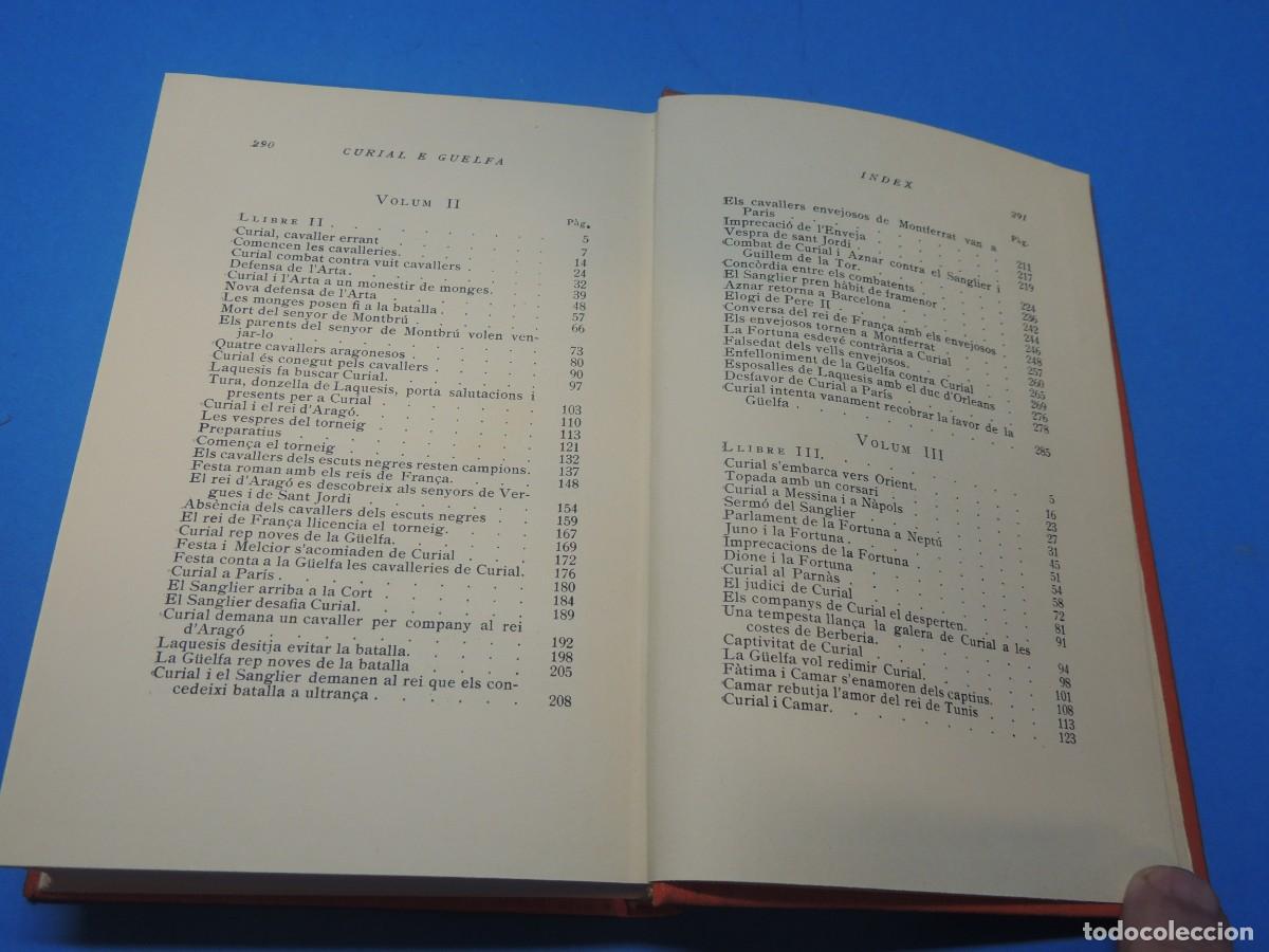 Libros antiguos: CURIAL E GUELFA. A CURA DE R. ARAMON I SERRA. 3 VOLUMS - Foto 15