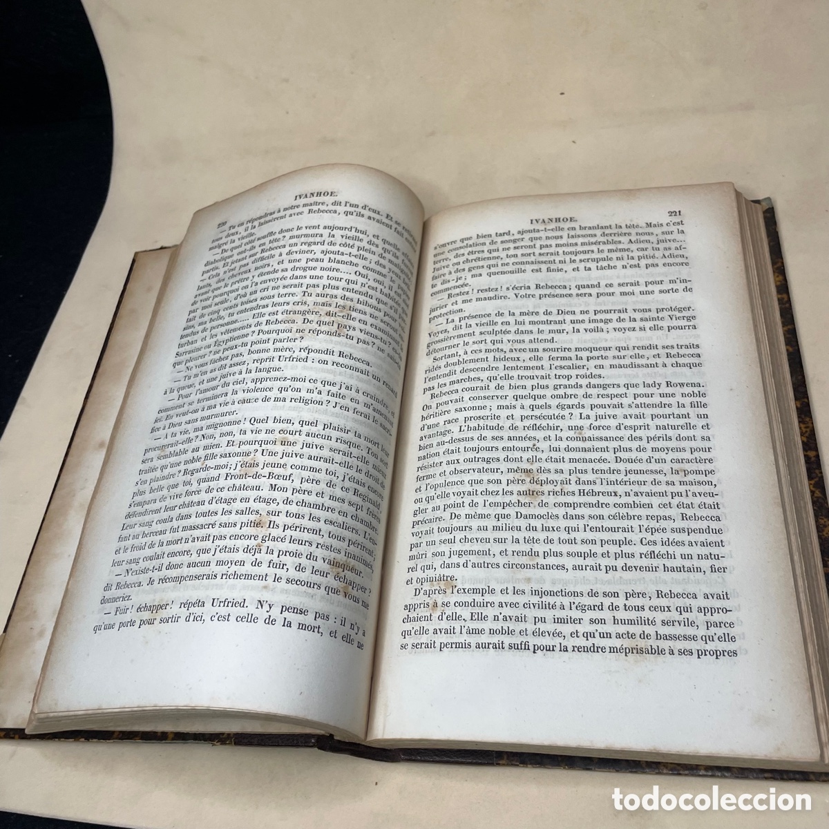 Libros antiguos: Ivanhoe - obras de Walter Scott - Defauconpret - 1848. Con ex libris - Foto 5