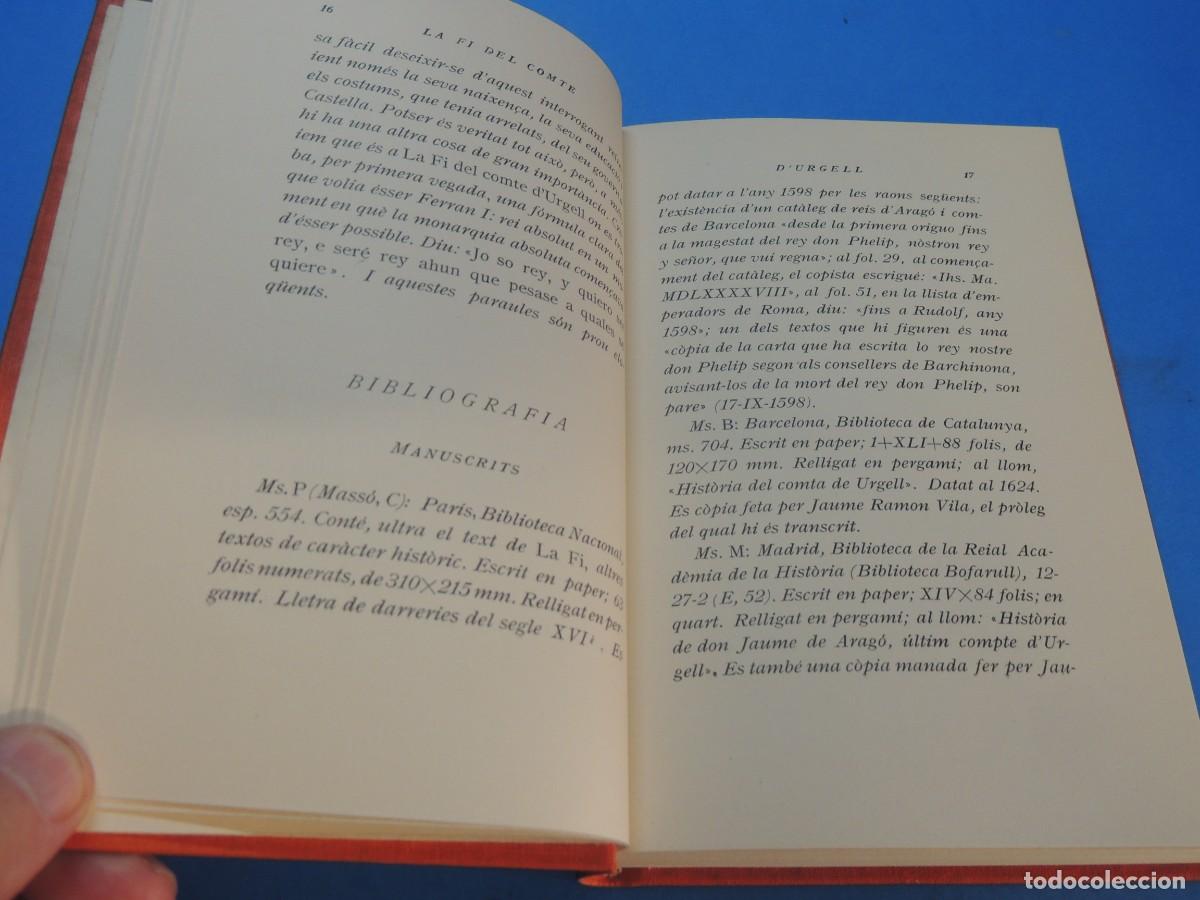 Libros antiguos: LA FI DEL COMTE DURGELL.- A CURA DE SALAS BOSCH - Foto 6