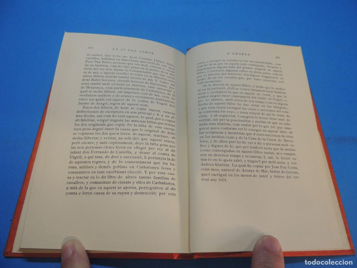 Libros antiguos: LA FI DEL COMTE DURGELL.- A CURA DE SALAS BOSCH - Foto 9