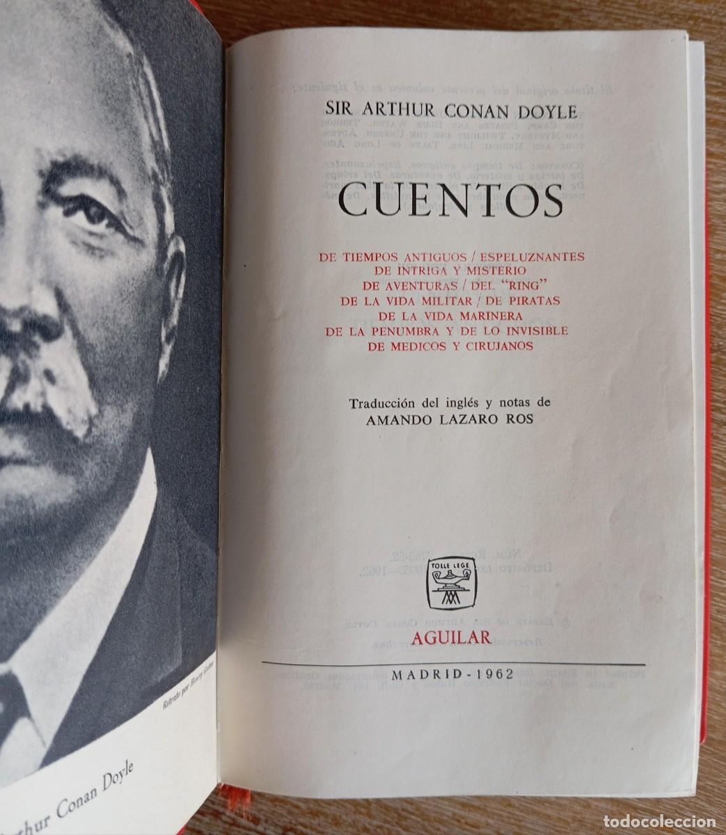 Libros antiguos: CUENTOS - ARTHUR CONAN DOYLE - AGUILAR - Foto 2