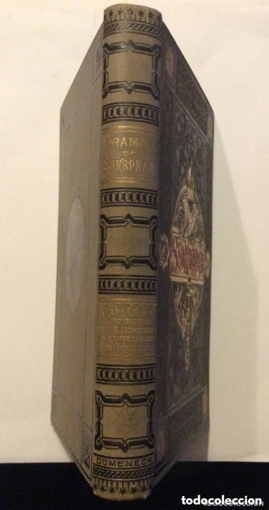 Libros antiguos: .- DRAMAS DE GUILLERMO SHAKESPEARE Barcelona 1883 - Foto 2