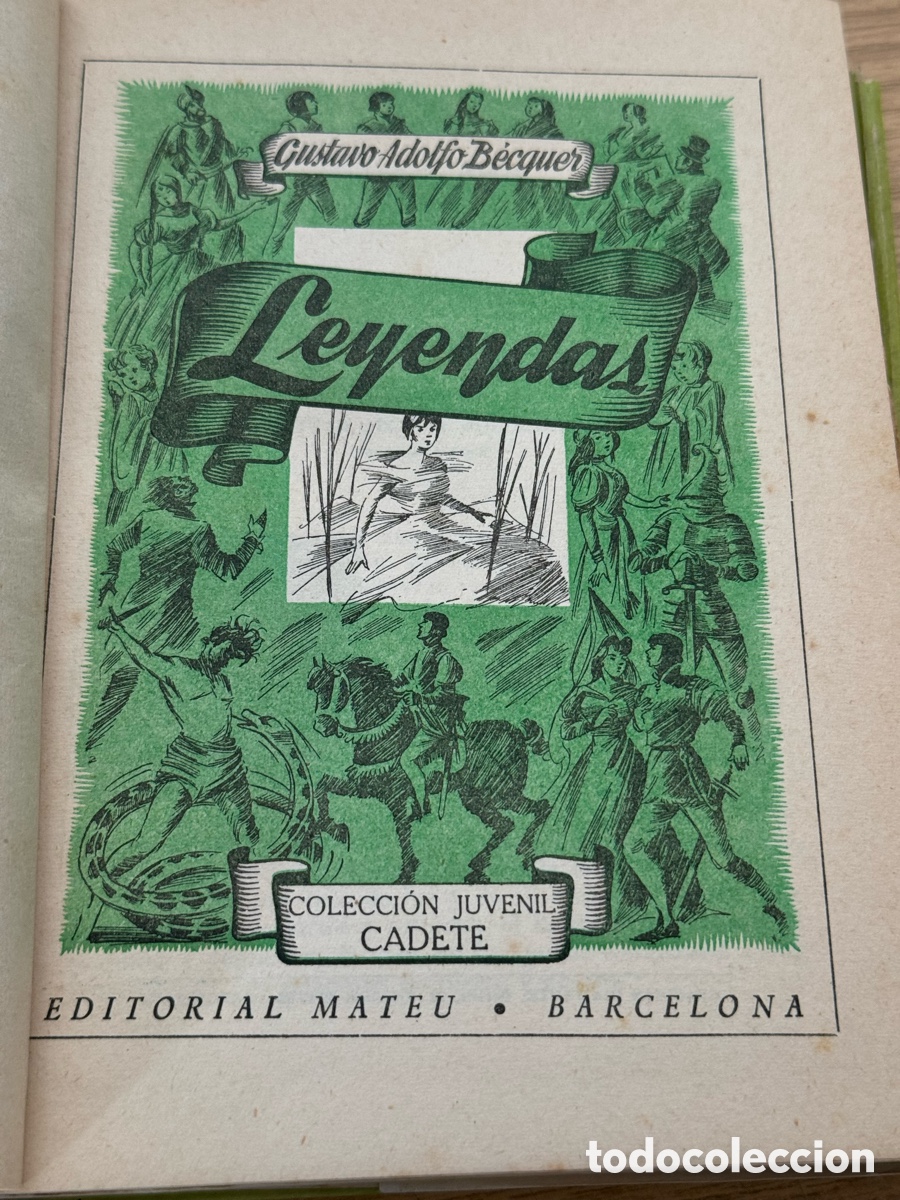 Libros antiguos: Libro: Leyendas de Gustavo Adolfo B&eacute;cquer - Foto 4