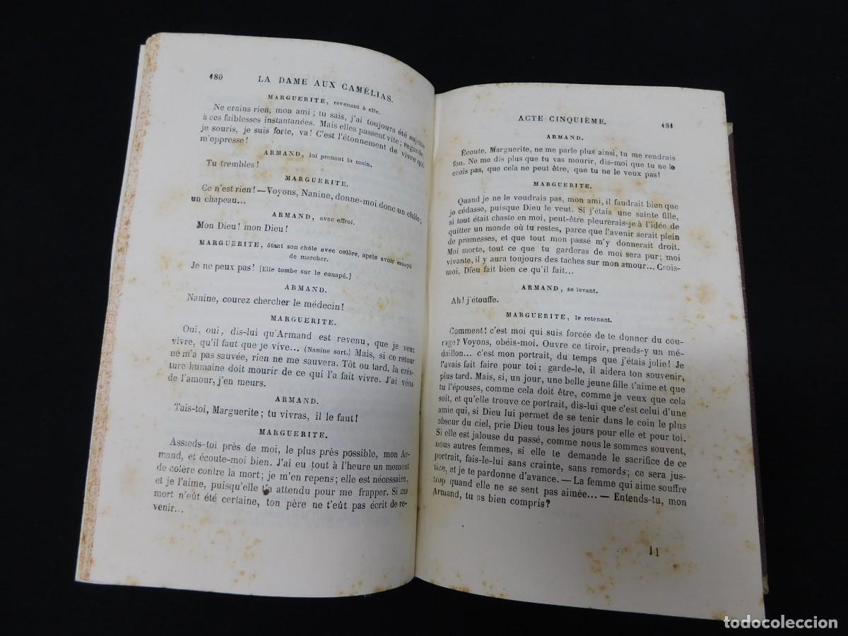 Libros antiguos: TH&Eacute;ATRE COMPLET - AL. DUMAS FILS - 1875 - Foto 7