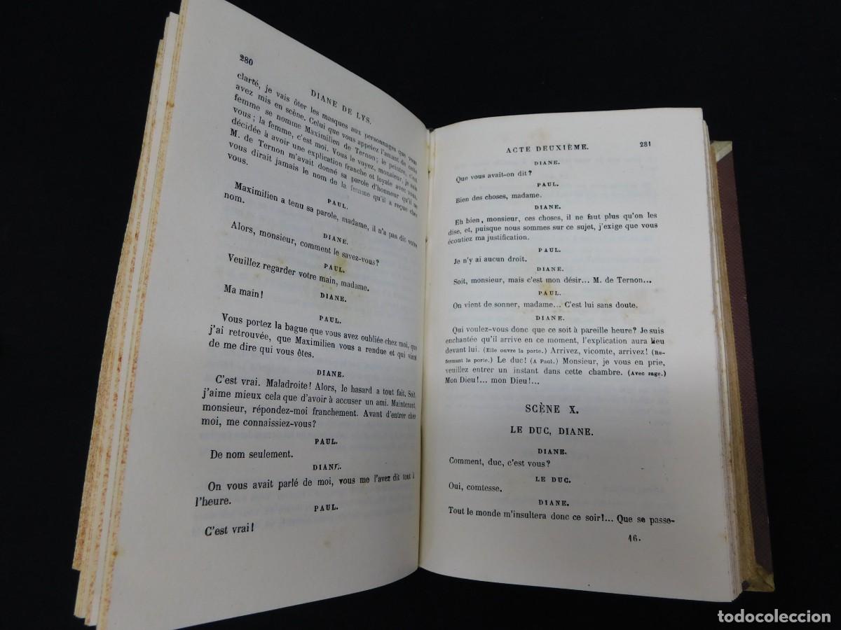 Libros antiguos: TH&Eacute;ATRE COMPLET - AL. DUMAS FILS - 1875 - Foto 8