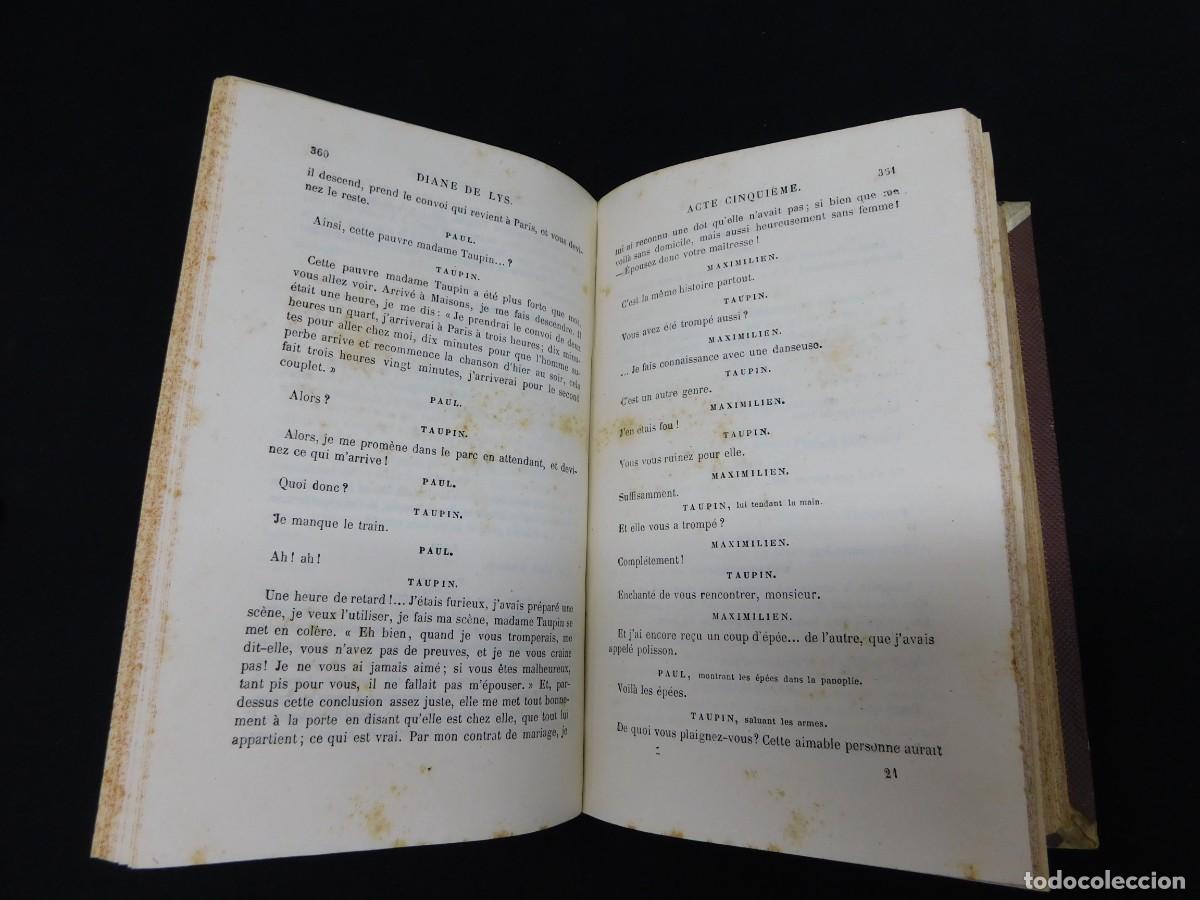 Libros antiguos: TH&Eacute;ATRE COMPLET - AL. DUMAS FILS - 1875 - Foto 9