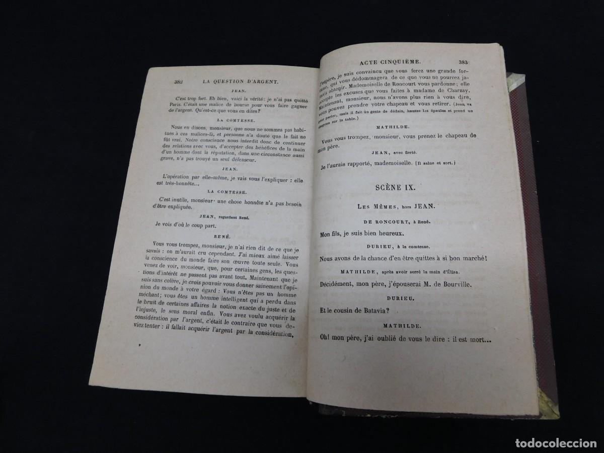 Libros antiguos: TH&Eacute;ATRE COMPLET - AL. DUMAS FILS - 1875 - Foto 10