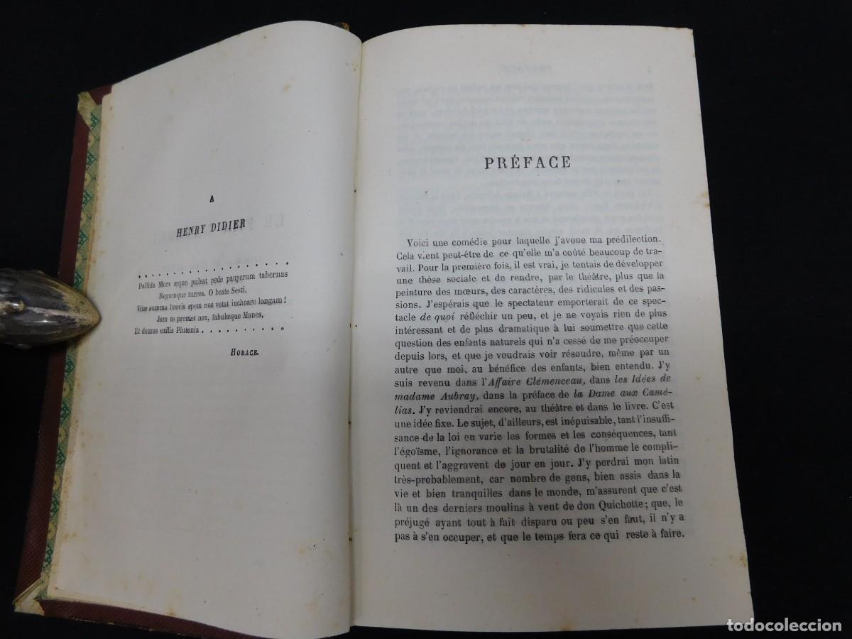 Libros antiguos: TH&Eacute;ATRE COMPLET - AL. DUMAS FILS - 1875 - Foto 12