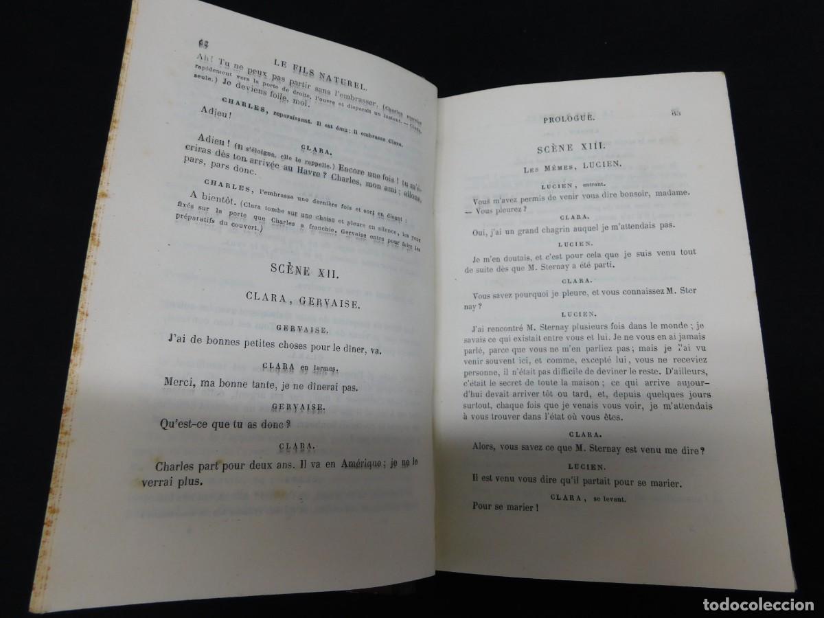 Libros antiguos: TH&Eacute;ATRE COMPLET - AL. DUMAS FILS - 1875 - Foto 13