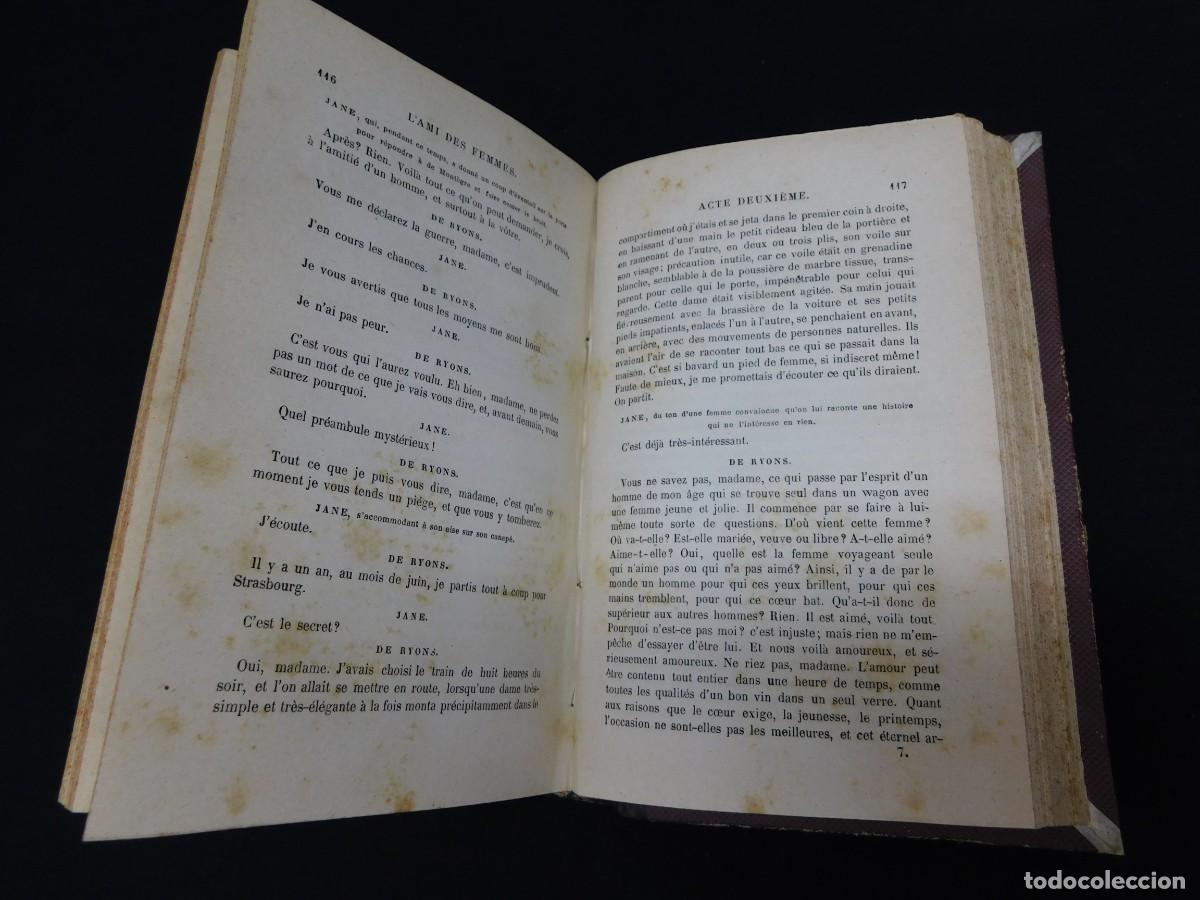 Libros antiguos: TH&Eacute;ATRE COMPLET - AL. DUMAS FILS - 1875 - Foto 16