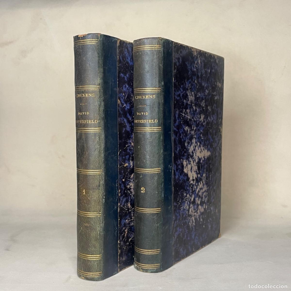 Libros antiguos: 1874 - David Copperfield - Charles Dickens - 2 Tomos - Foto 1