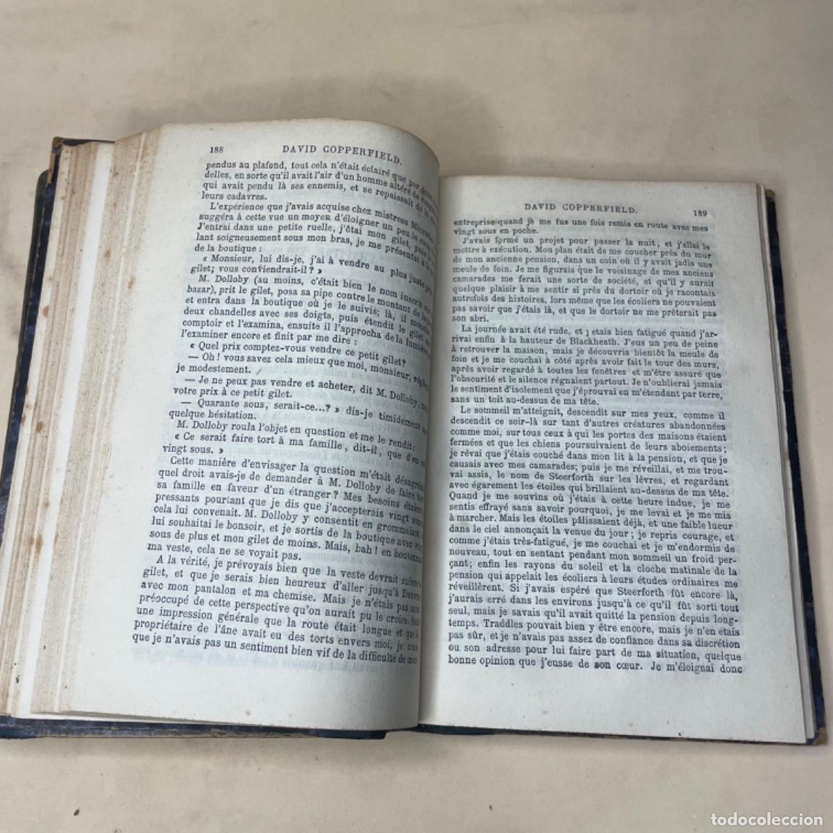 Libros antiguos: 1874 - David Copperfield - Charles Dickens - 2 Tomos - Foto 3