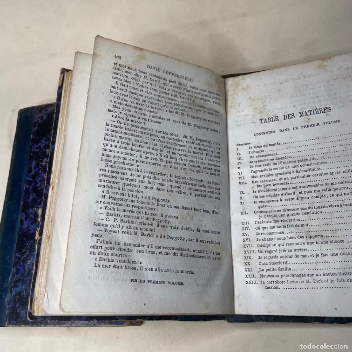 Libros antiguos: 1874 - David Copperfield - Charles Dickens - 2 Tomos - Foto 4