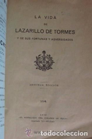 Libros antiguos: LA VIDA DE LAZARILLO DE TORMES - A&Ntilde;O 1936 - Foto 2