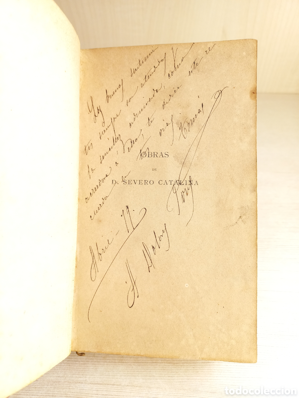 Libros antiguos: Obras de Severo Catalina I. Manuel Tello, 1876. - Foto 5