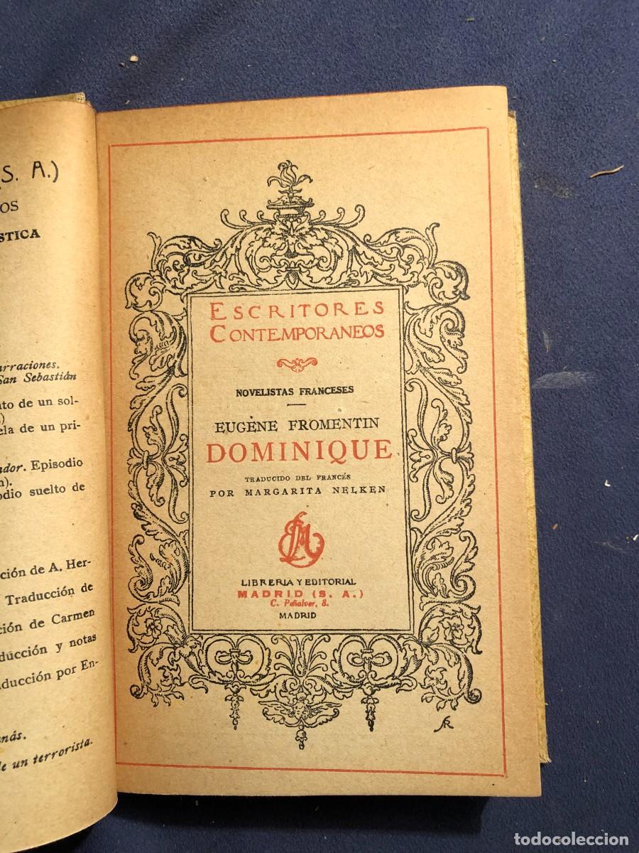 Libros antiguos: EUGENE FROMENTIN: - DOMINIQUE - (1925) - Foto 3