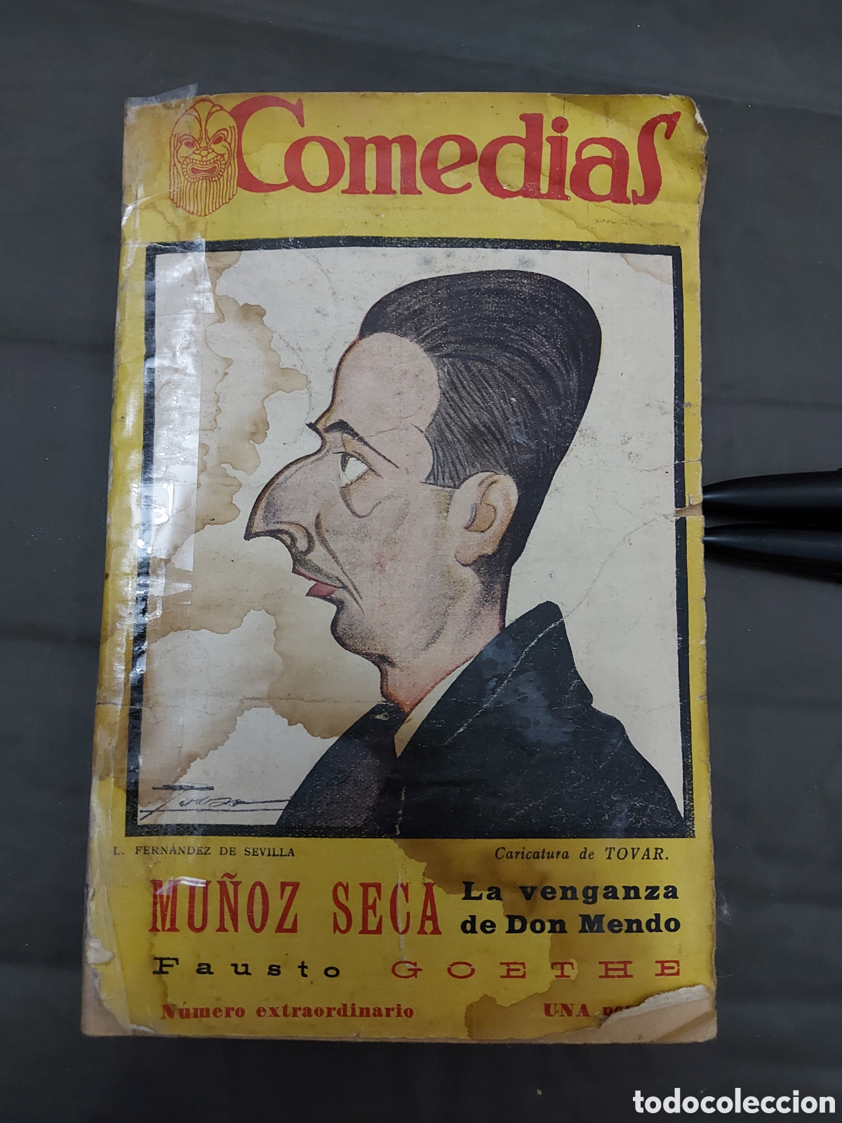 Libros antiguos: LA VENGANZA DE DON MENDO - Foto 1