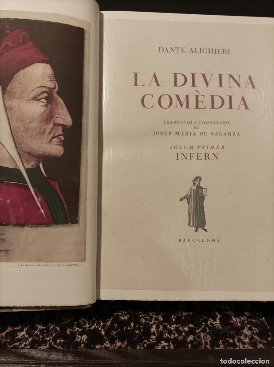 Libros antiguos: La Divina Comedia. Dante Alighieri. - Foto 1