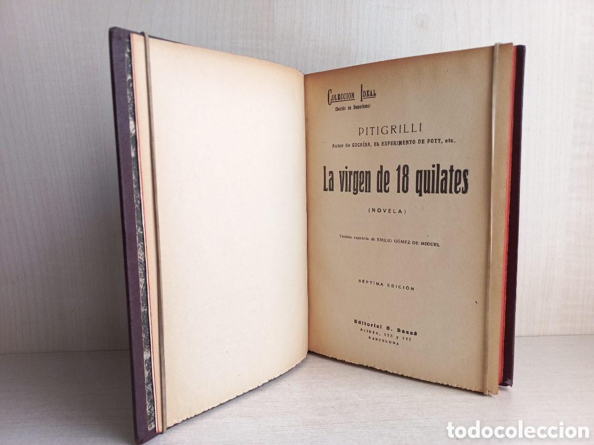 Libros antiguos: La virgen de 18 quilates. Pitigrilli. Editorial Bauz&aacute;. - Foto 6