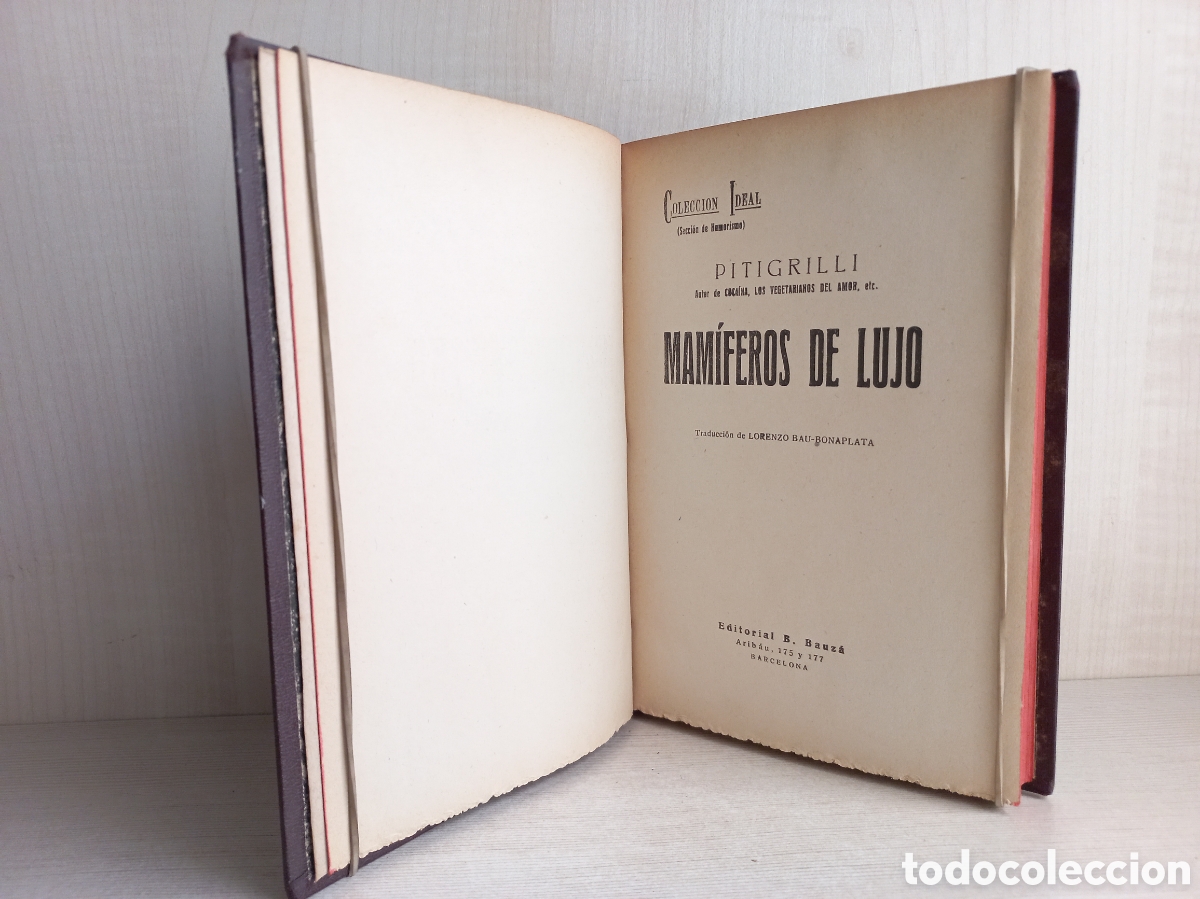 Libros antiguos: Mam&iacute;feros de lujo. Pitigrilli. Editorial Bauz&aacute;. - Foto 6