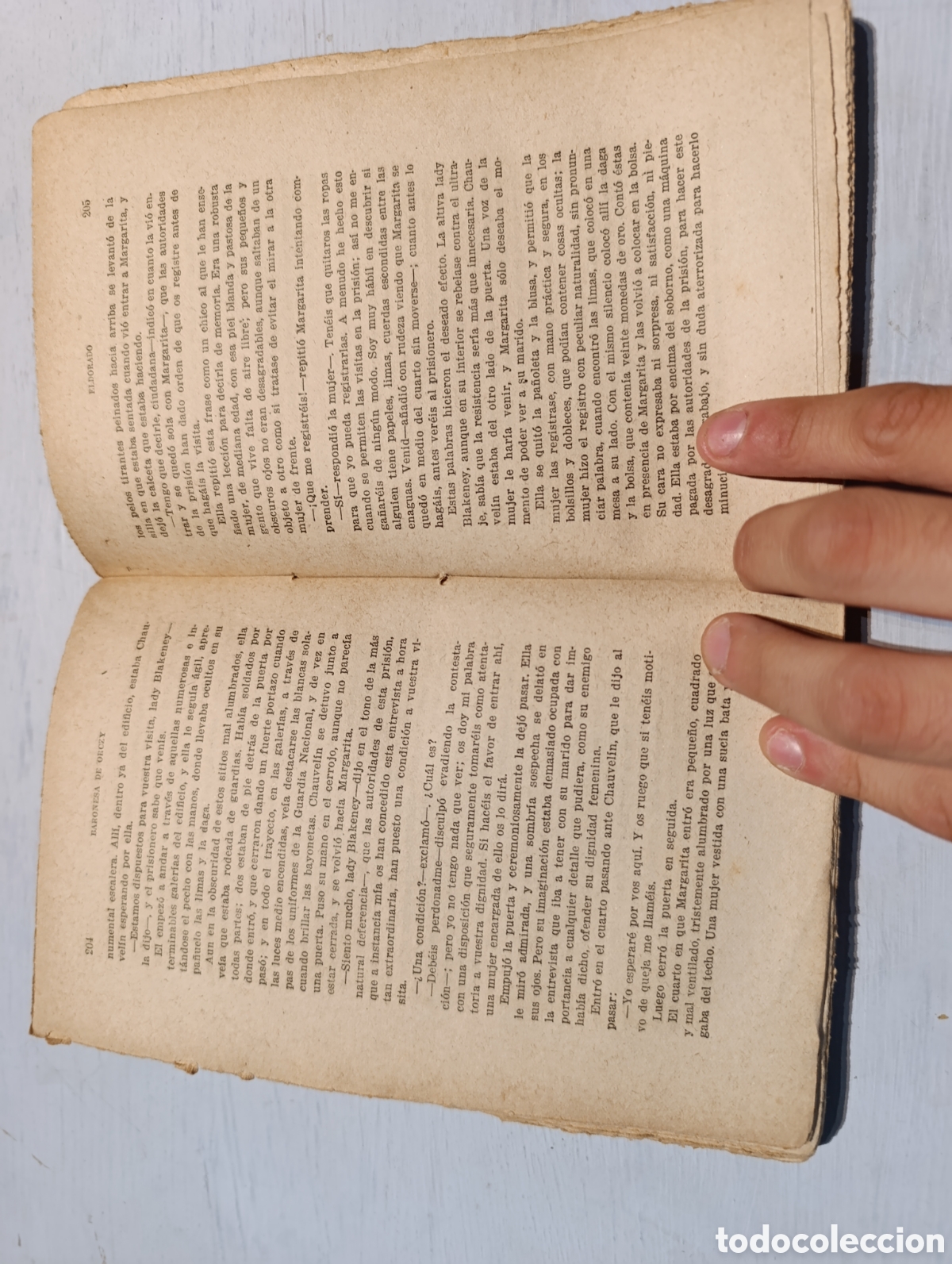 Libros antiguos: BARONESA DE ORCZY EL DORADO - Foto 2