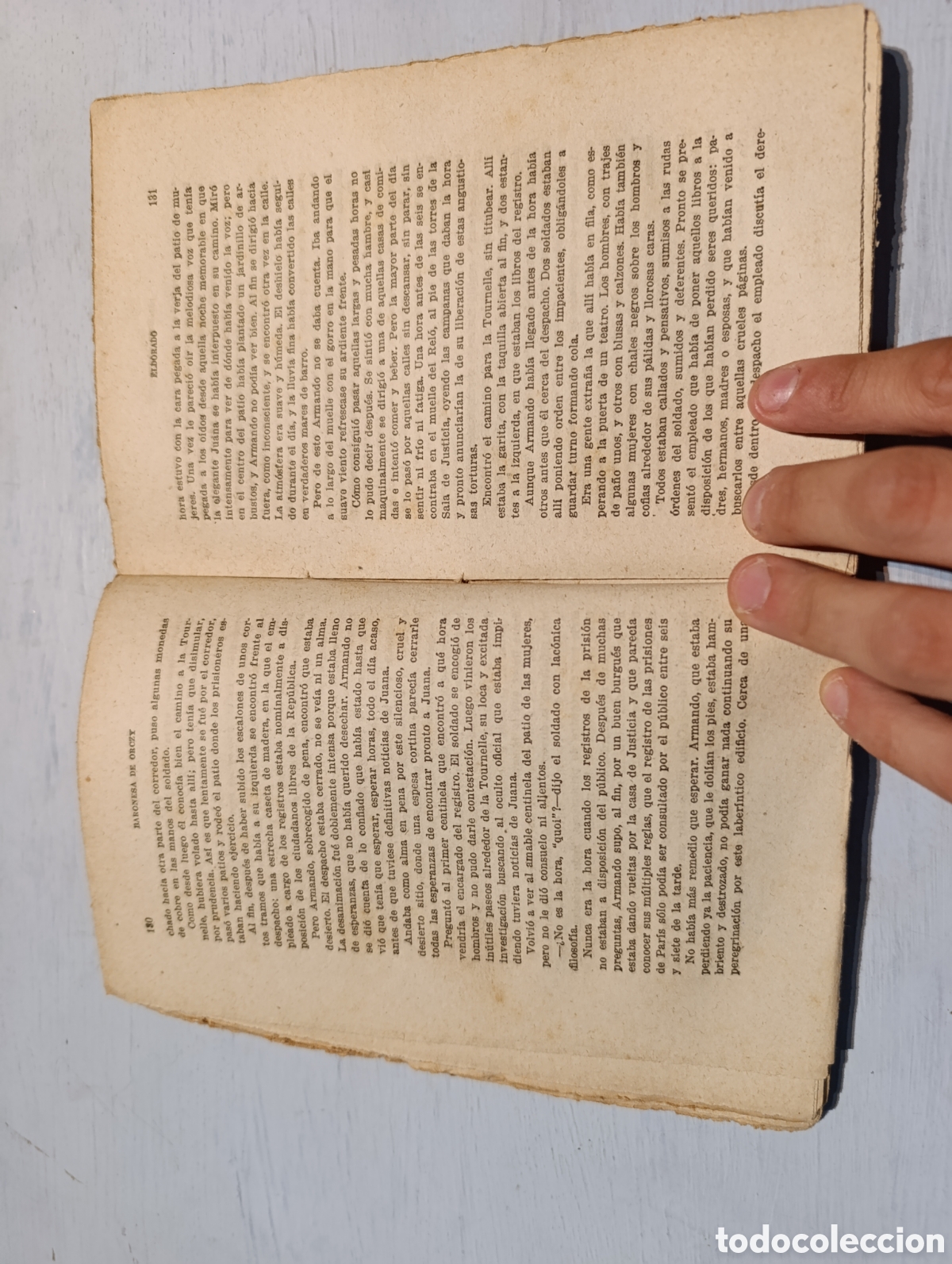 Libros antiguos: BARONESA DE ORCZY EL DORADO - Foto 5